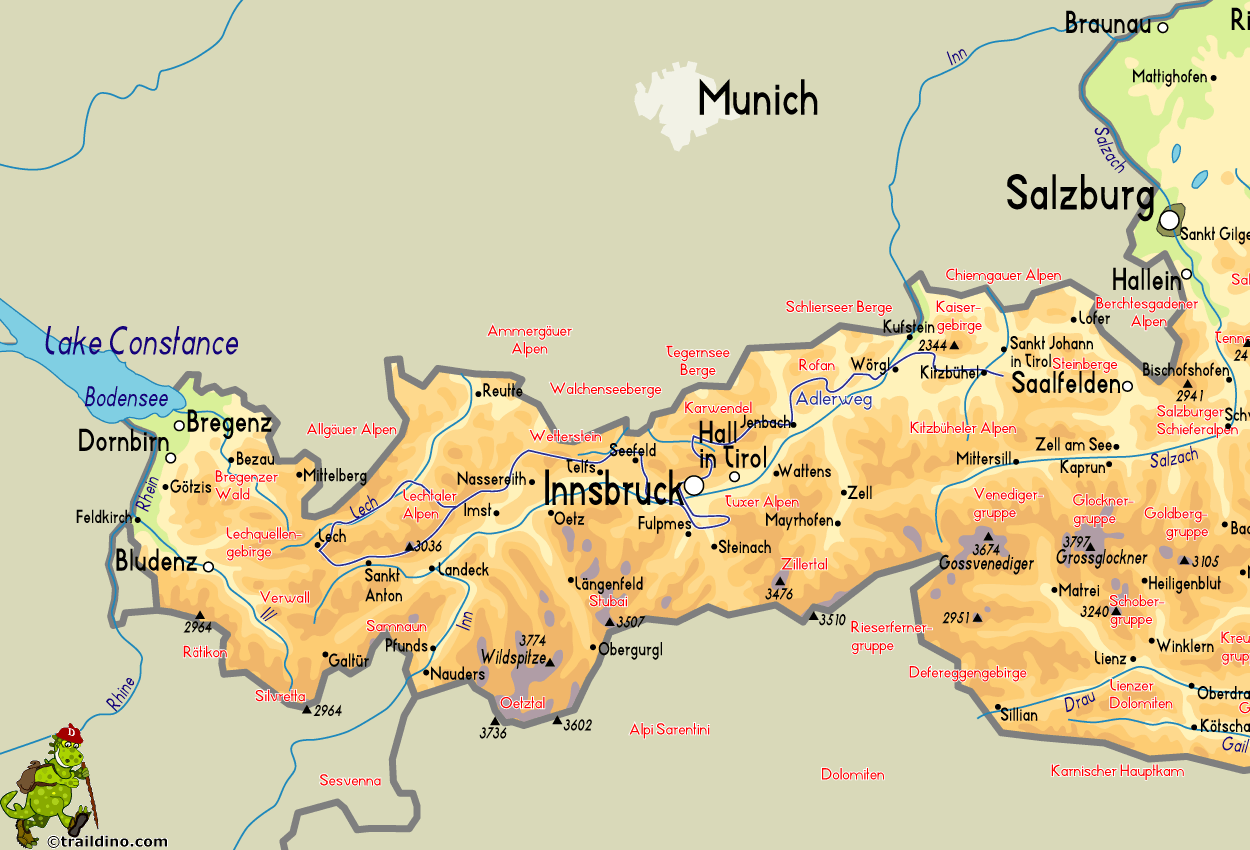 Map Adlerweg