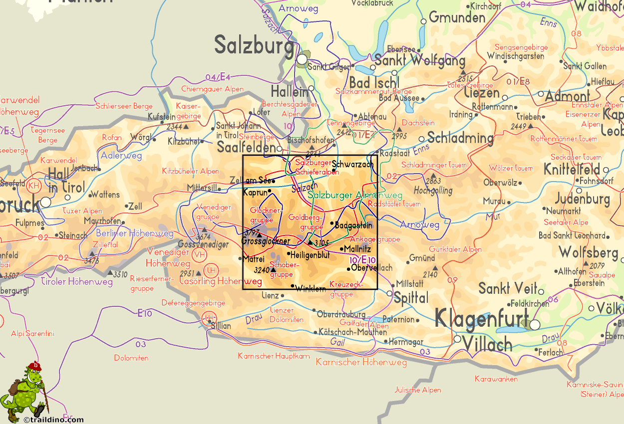 Map Goldberggruppe
