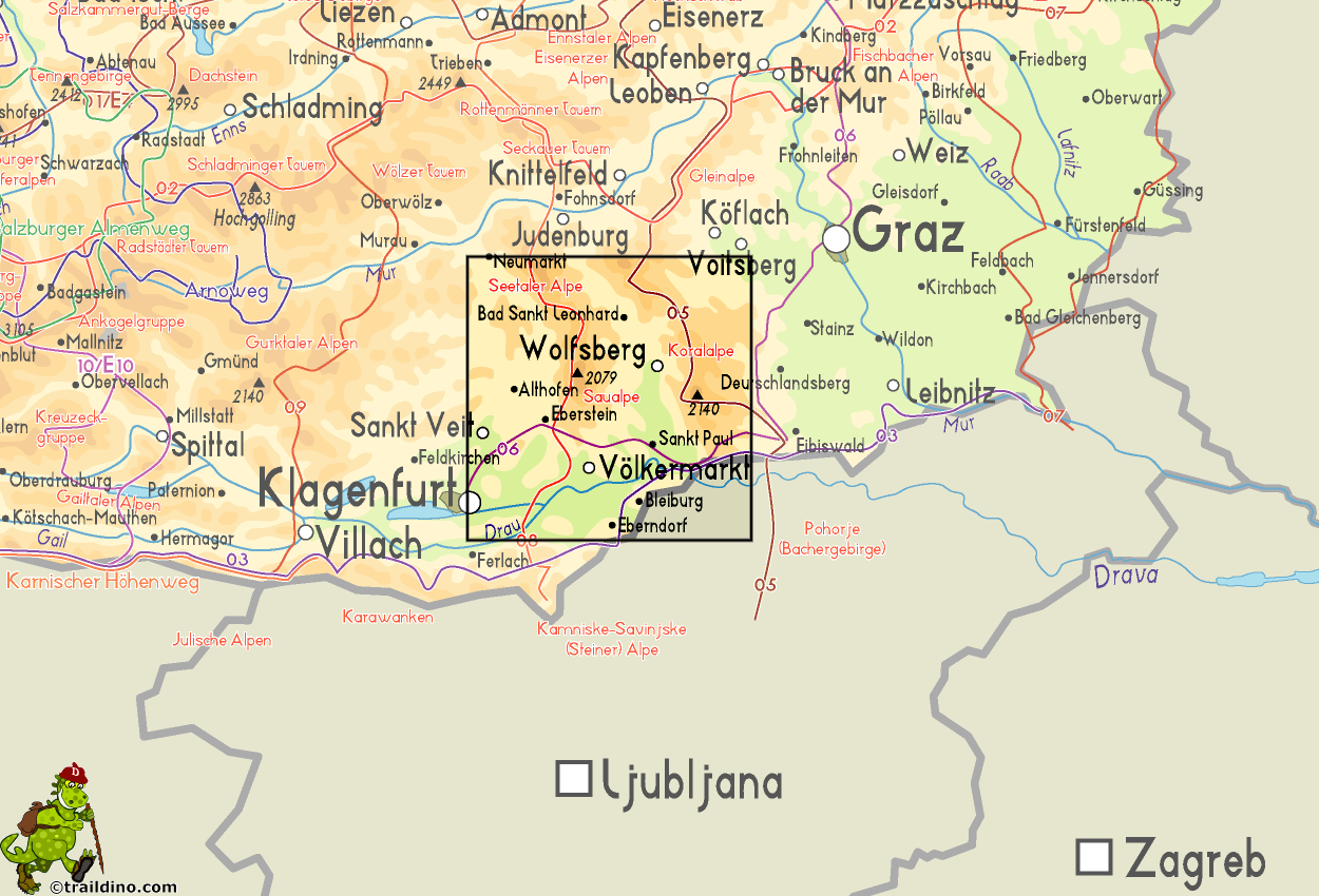 Map Saualpe