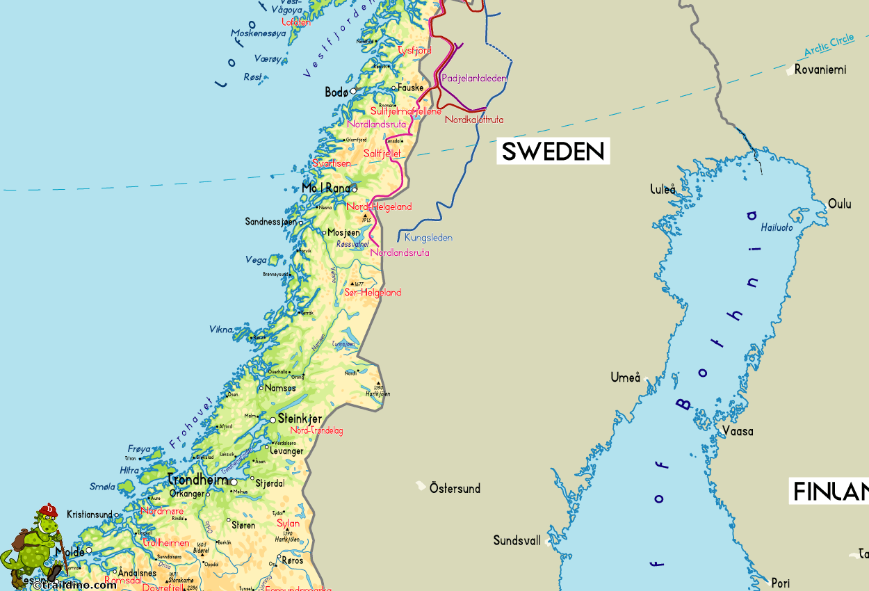 Map of Norway Centre