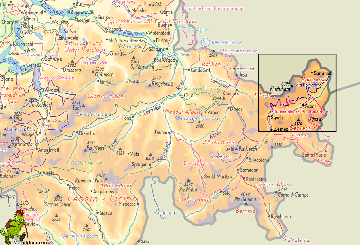 Map Samnaun